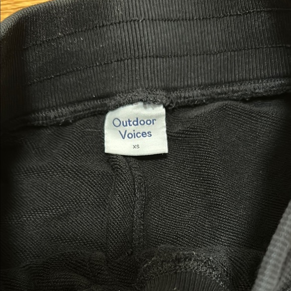 [3/$15] Outdoor Voices Black Joggers with Elastic Cuffs - Picture 3 of 6